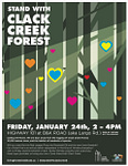 Stand with Clack Creek Poster