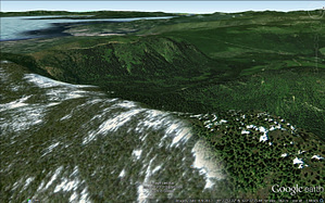 Mt. Elphinstone Peak and ridge line