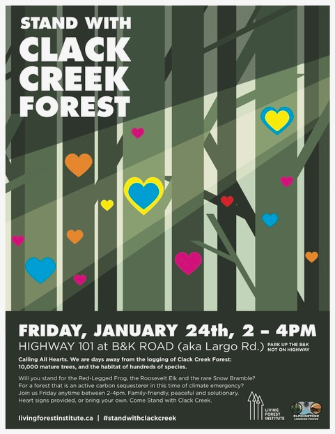 Stand with Clack Creek Poster